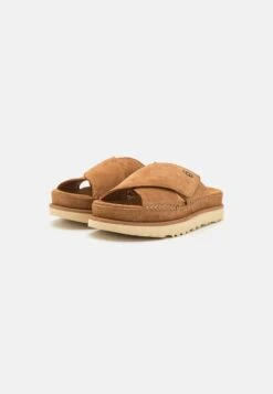 Ugg GoldenstarCross Slide - Mules - Chestnut -Trade INN 0af511ff12cb432cbc96d63b24b639d7