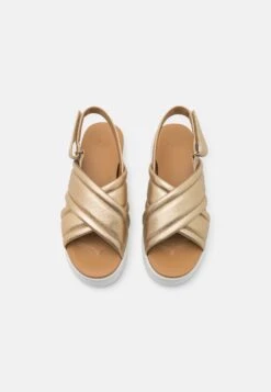 Ugg Zayne Slingback - Platform Sandals - Gold Metallic -Trade INN 2c8ad85aa78c4bcd857a9c6e7ed83831