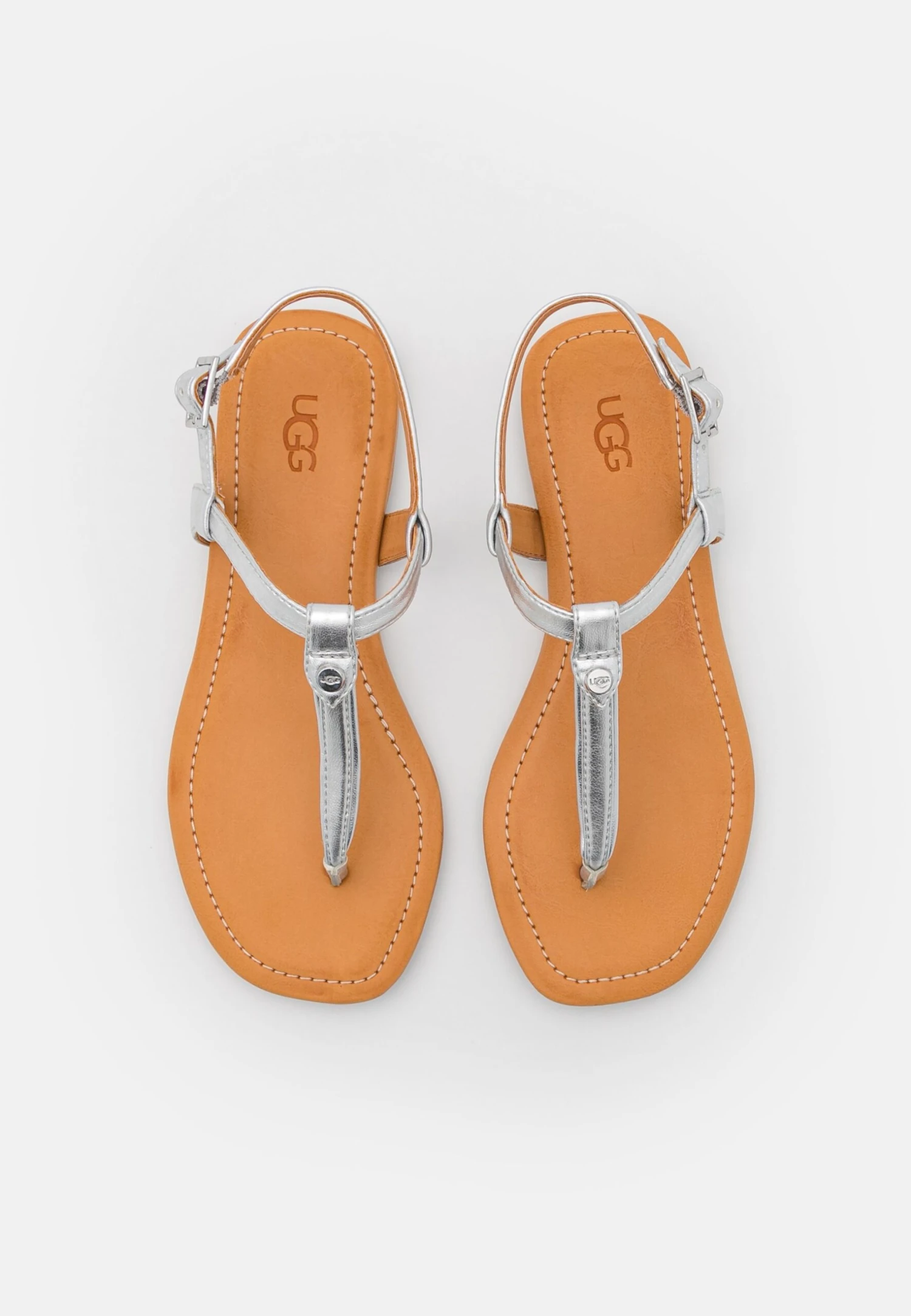 Ugg Madeena - T-Bar Sandals - Silver Metallic 8 Ugg Madeena - T-Bar Sandals - Silver Metallic - Image 6