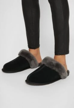 Ugg Scuffette - Slippers - Black/Grey -Trade INN 437e34775adc4ba08d8bcf6f3bd7c023