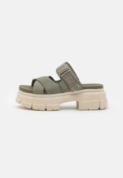 Ugg Ashton Slide - Heeled Mules - Moss Green -Trade INN 5e22c641898044988386479496154ff9