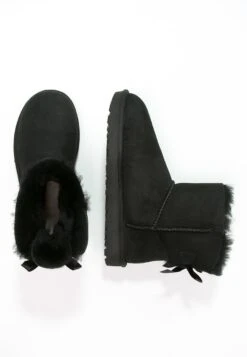 Ugg Mini Bailey Bow - Classic Ankle Boots - Black -Trade INN 6af5b1170c78471dac86ca64e902353f