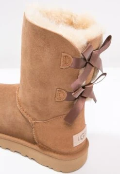 Ugg Bailey Bow - Classic Ankle Boots - Chestnut -Trade INN 73254e64785b4e00837b22423fa171db