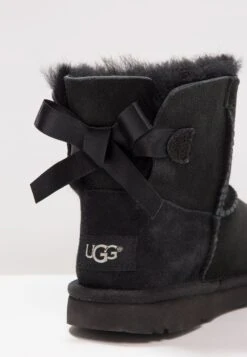 Ugg MINI BAILEY BOW II - Classic Ankle Boots - Black -Trade INN 820419c96ada4096b4559a591540331c
