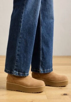 Ugg CITYFUNC UNISEX - Platform Ankle Boots - Mustard Seed -Trade INN 8d01ca64521a4f0995ce549b5ce2267a