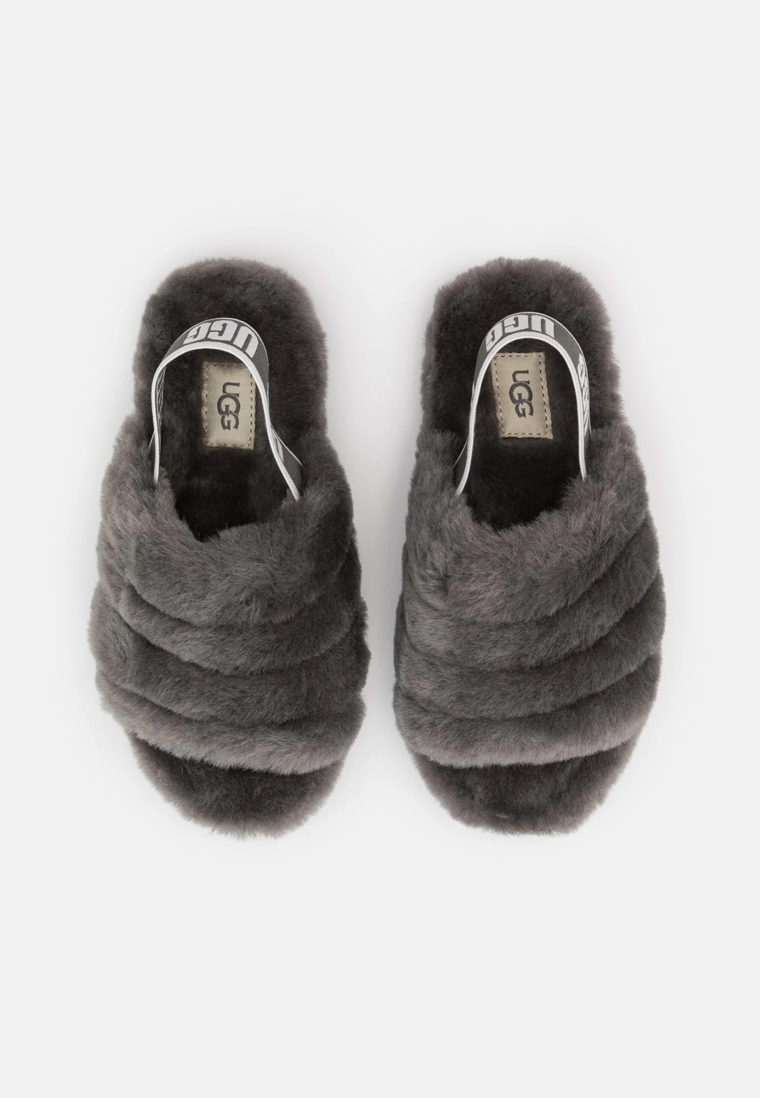 Ugg Fluff Yeah Slide - Sandals - Charcoal 6 Ugg Fluff Yeah Slide - Sandals - Charcoal - Image 4