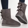 Ugg Bailey Bow - Classic Ankle Boots - Grey -Trade INN aa2da5fe7ecb456b8e1f9c6957306c7f