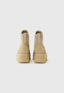 Ugg CITYFUNC UNISEX - Platform Ankle Boots - Mustard Seed -Trade INN aa6ecf08053f4563bd791b764bc8fd01