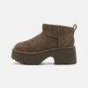 Ugg CLASSIC ULTRA MINI - Ankle Boots - Hickory