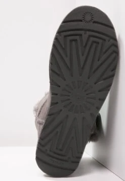 Ugg Mini Bailey Button - Ankle Boots - Grey -Trade INN eb2df313c4954a4c83a91fb9aa812d2d