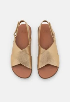 Ugg Solivan Slingback - Sandals - Pale Gold Metallic -Trade INN ff164655975f4557b5f813bcc12b1d66