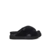 Ugg Fuzz Sugar Cross Slide Slippers -Trade INN ugg fuzz sugar cross slide slippers